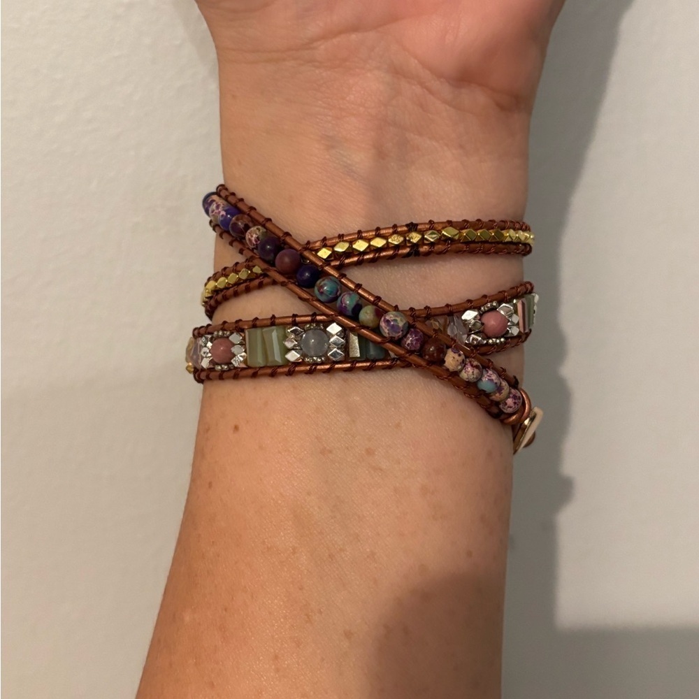 Cape Diablo Heart Protecting Beaded Wrap Bracelet 🎥 Video 🎬 - Picture 3 of 6